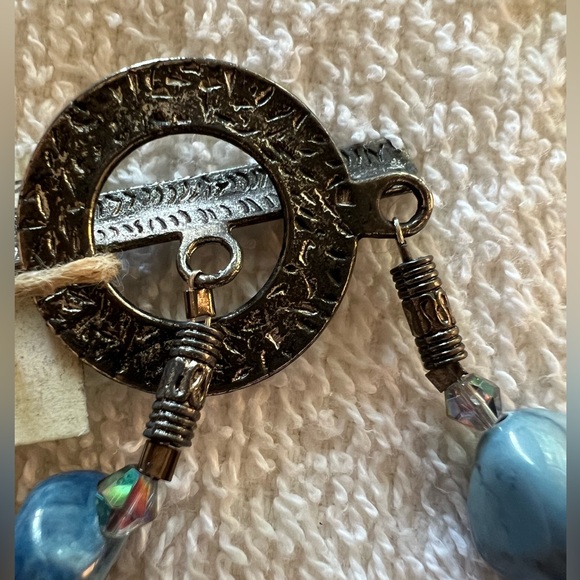 🌸🌸Handcrafted Lapis Stone Pendant and Necklace 🌸🌸 - Picture 3 of 6